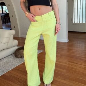 Paloma Wool Green Trousers